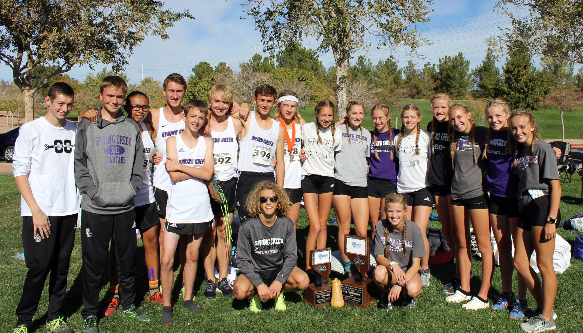 Spring Creek 2018 3A state cross country